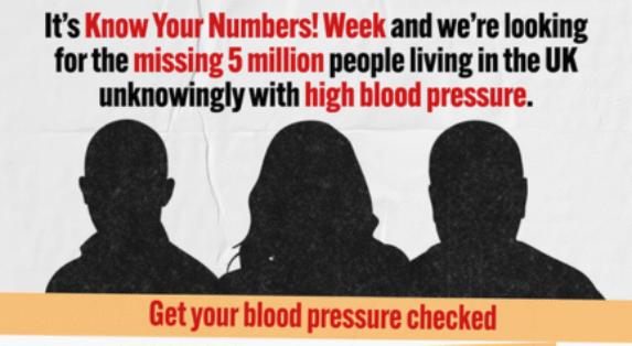 Know Your Numbers Week, 8-14 September 2025