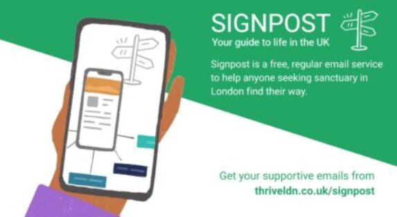 Signpost: new tool to help asylum seekers and refugees in London