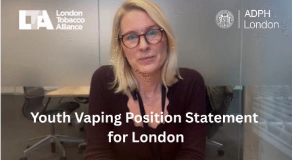 Public health leaders agree London-wide approach to tackle youth vaping