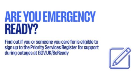 Cabinet Office 'Be Ready' campaign