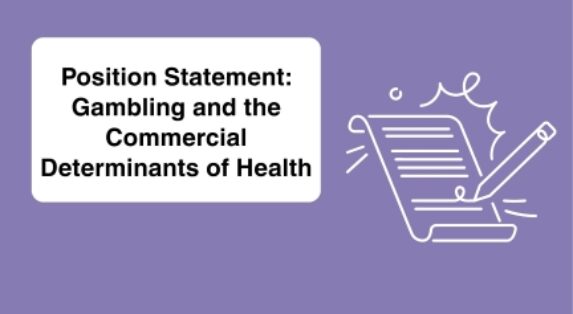 Position Statement: Commercial Determinants of Health