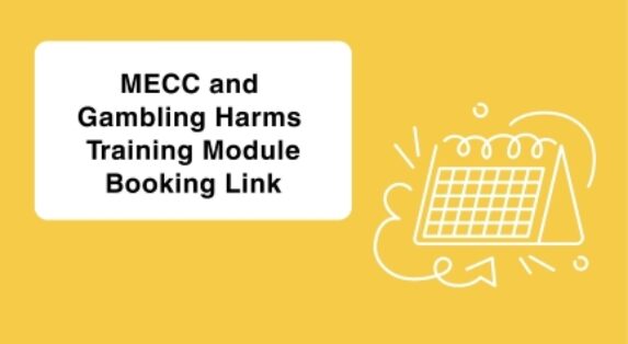 MECC and Gambling Harms Training Module Booking Link