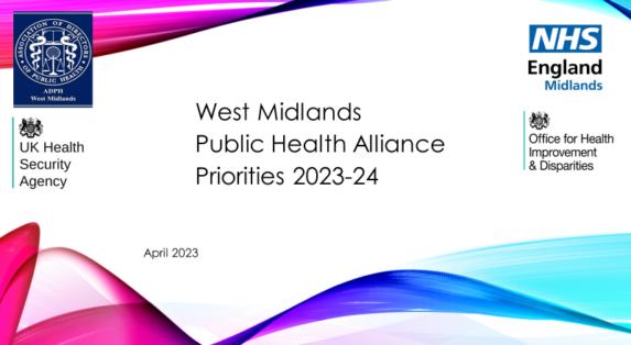 The ADPH WM Regional Priorities 2022/2023